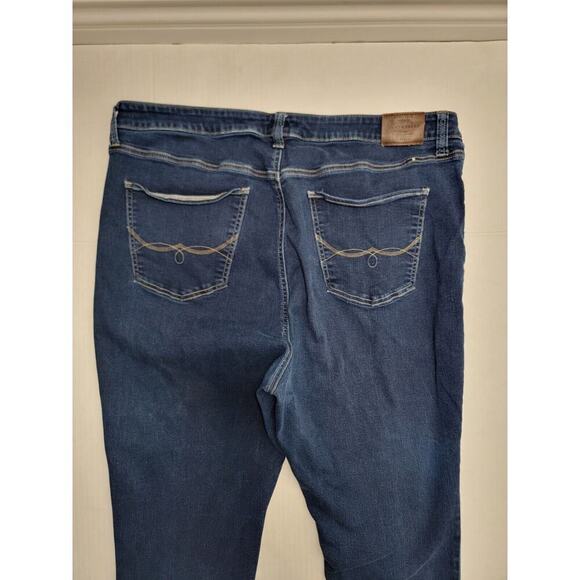 Lucky Brand Jeans Womens Plus 24W Emma Leggings Dark Was Stretch High Rise - Picture 11 of 12